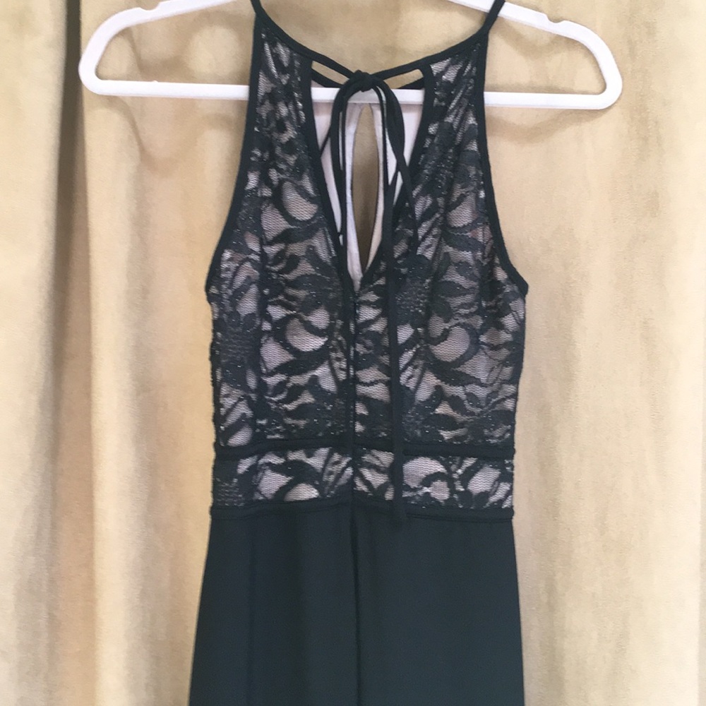 Black Long High/low Formal dress By Morgan&Co - Picture 1 of 4